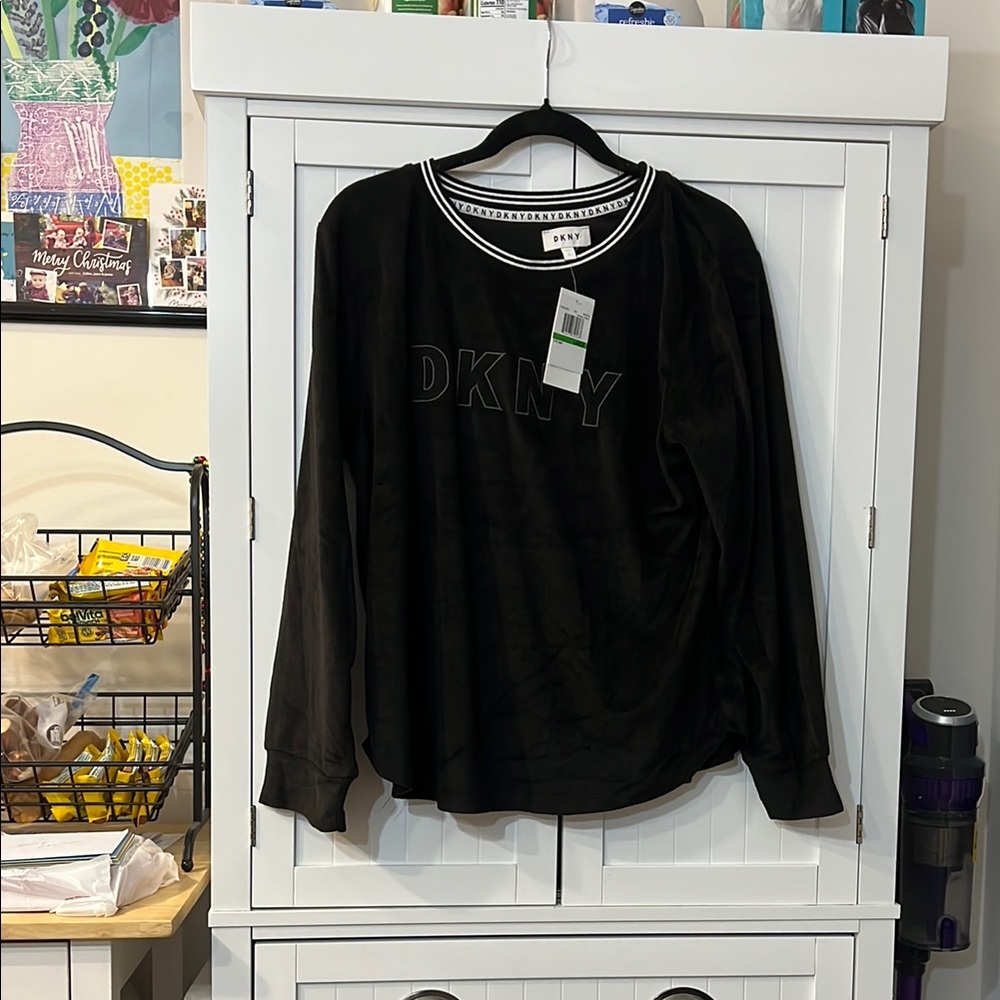 DKNY Black Long Sleeve Shirt